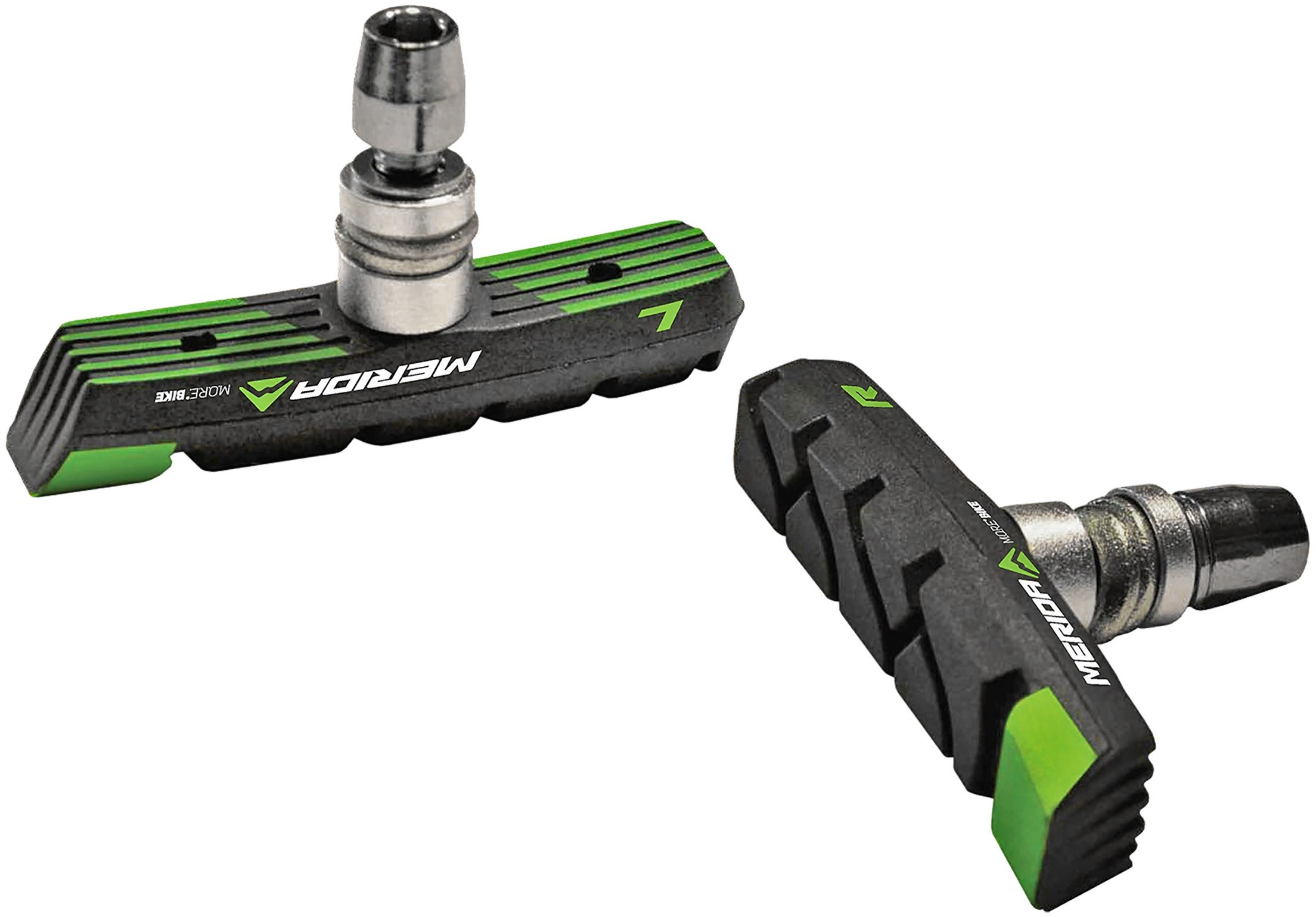 Merida Klocki hamulca GREEN V-BRAKE czarno-zielone