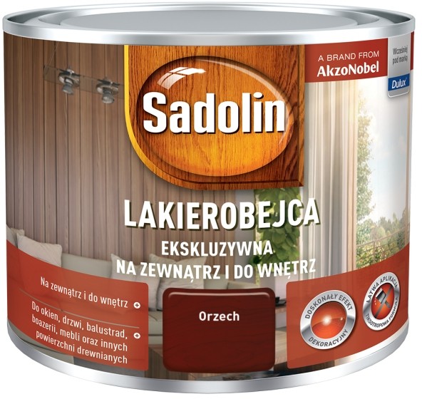 Sadolin Lakierobejca Ekskluzywna Orzech 0,25 L