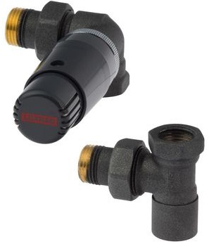 Luxrad Zestaw termostatyczny OSIOWY 1/2