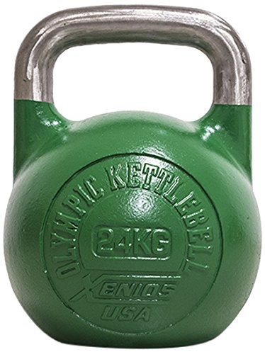 Kettlebell xenios USA nierdzewna rosyjska girevoy 24 kg-zielony, xssto kbl24 XSSTOKBL24