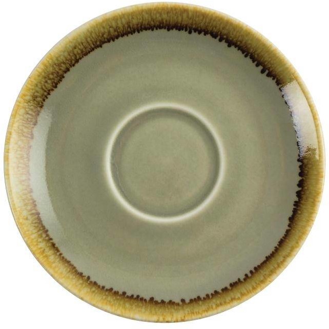 Olympia Kiln Podstawka do cappuccino | Moss | śr.140mm | 6szt. GP479