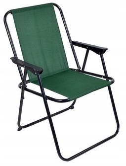 Krzesło Ogrodowe Leżak Plażowy Fotel Składany 24h