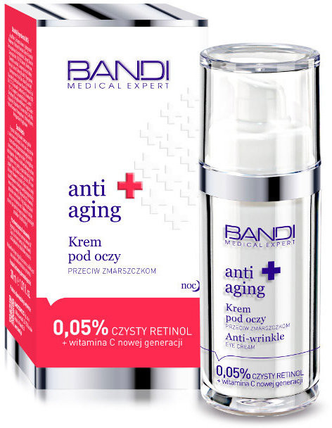 Bandi Medical Expert Anti Aging, przeciwzmarszczkowy krem pod oczy, 30 ml