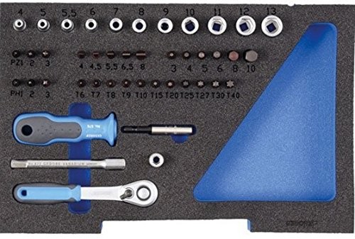 Gedore EI-1100 CT1  20  goma Espuma zastosowania 1/2 L-BOXX 136, pusty EI-1100 CT1-20