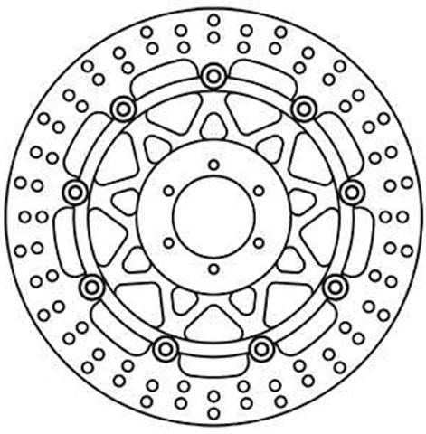 TRW Lucas Tarcza hamulcowa msw243 pływający przytrzymywać MSW243