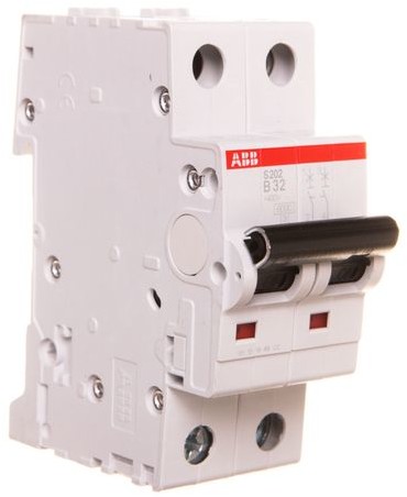 ABB Wyłącznik nadprądowy 2P B 32A 6kA AC S202-B32 2CDS252001R0325
