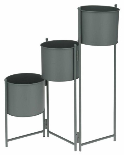 Progarden Kwietnik metalowy szary na 3 kwiaty DD.14529