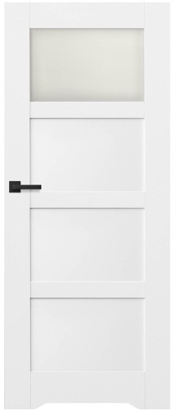 Drzwi bezprzylgowe z podcięciem Connemara 70 prawe kredowo-białe SBI003628