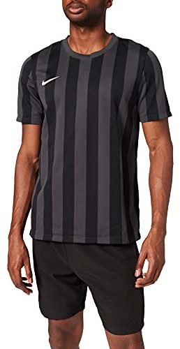 Nike Męska koszulka z krótkim rękawem Dri-fit Division Iv Antracyt/czarny/biały S CW3813
