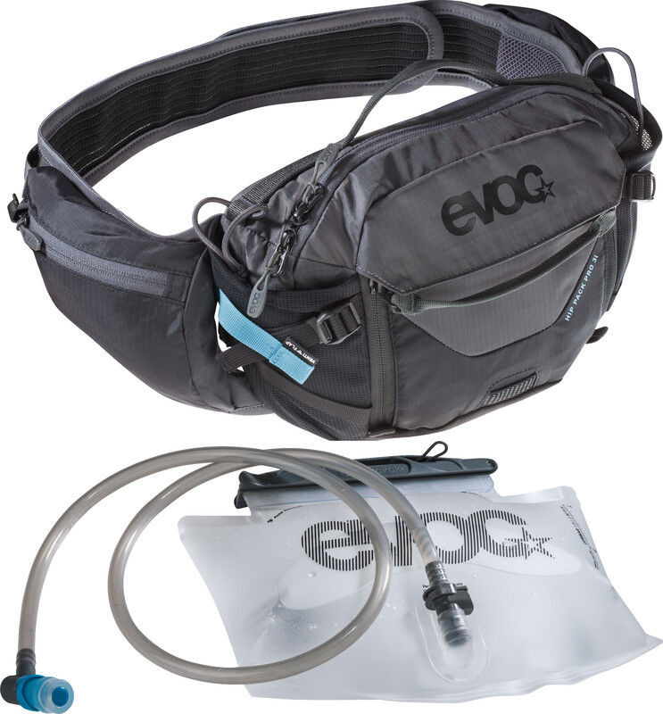 PRO Evoc EVOC Hip Pack 3l + Bukłak 1,5l, black/carbon grey 2021 Saszetki i torebki na pas 102504120