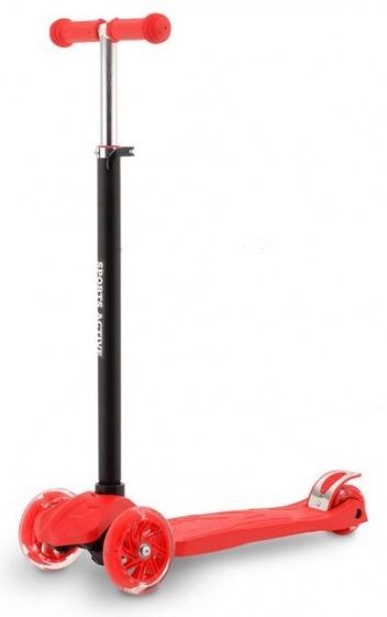 Helieli Sports Active narty dla dzieci 59 x 28 cm czerwono/czarne