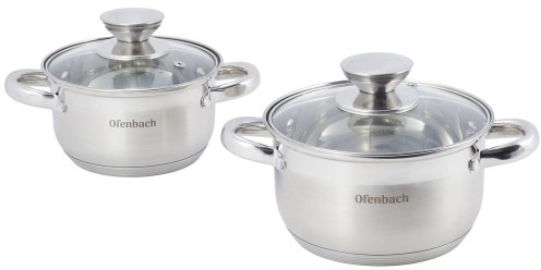 Ofenbach Podstawowy zestaw komplet garnków ze stali gaz indukcja 4el. 100003
