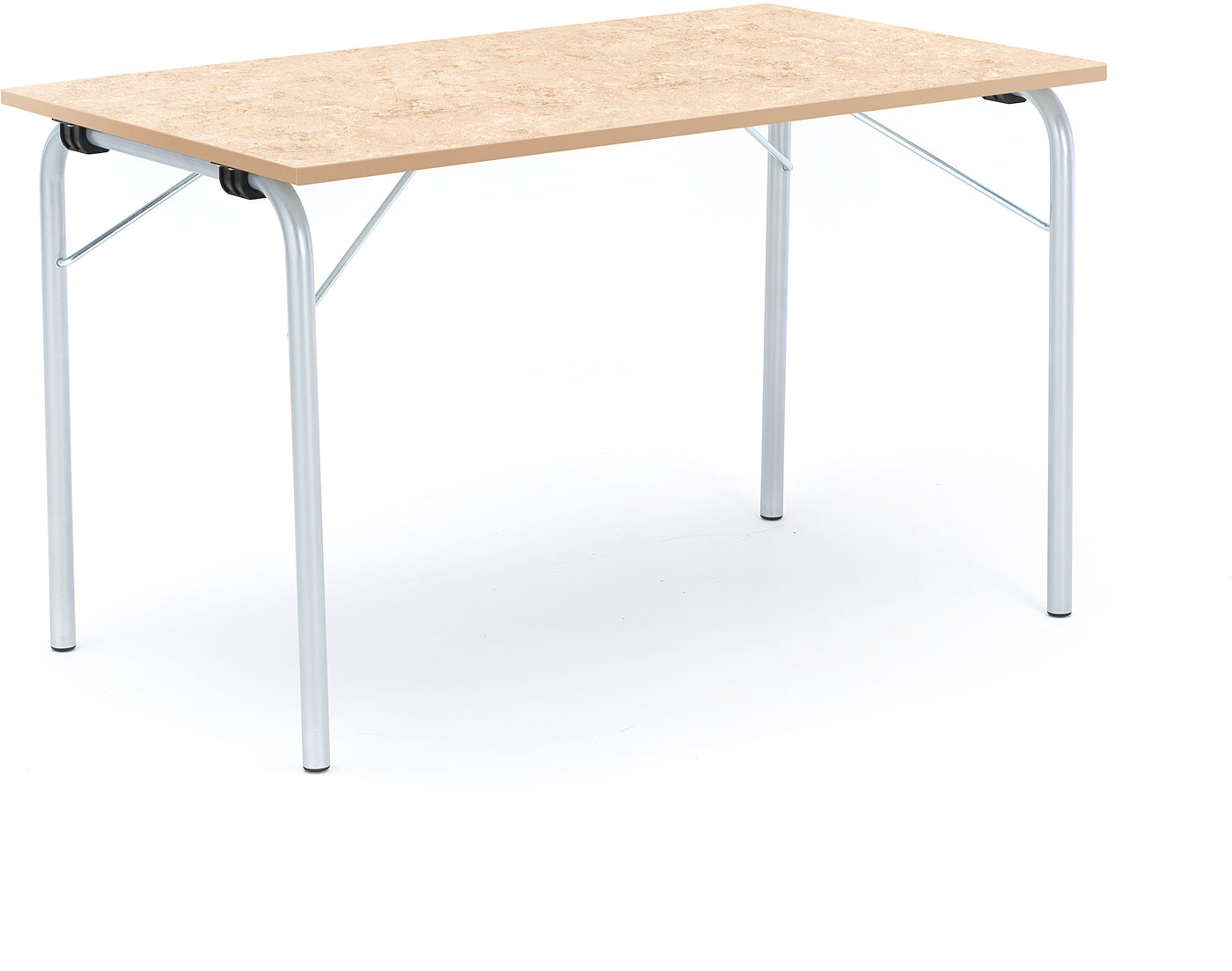 AJ Produkty Foldable table Nicke 1200x700 TabletopForbo marmoleum decibel Barley 27