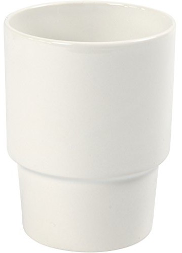 Creativ Company Kubek, wys.: 11 cm, śr.: 8,5 cm, biały, 1szt 100263