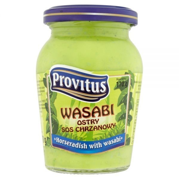 PROVITUS Wasabi ostry sos chrzanowy 170 g Provitus