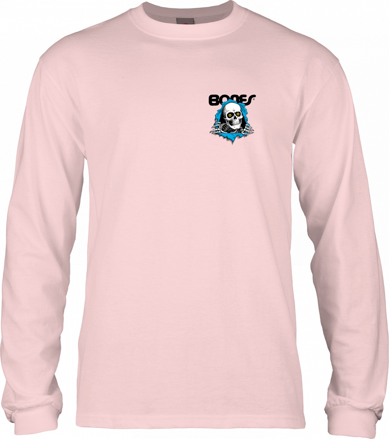 BONES t-shirt BONES RIPPER LS Pink