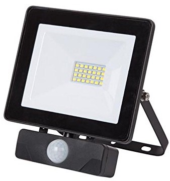 Perel leda6002nw-BP-zewnętrzne reflektor LED, 20 W, kolor czarny, neutralny biały