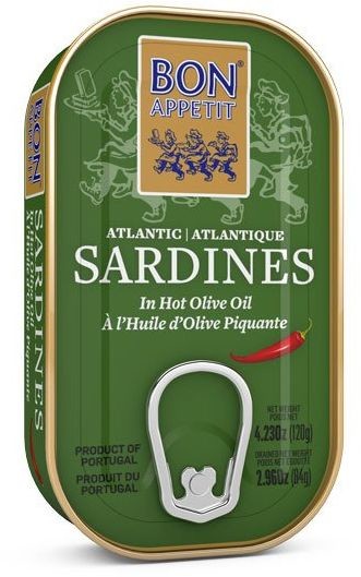 Bon appetit Sardynki pikantne w oliwie z oliwek 120g Bon Appetit 725-uniw