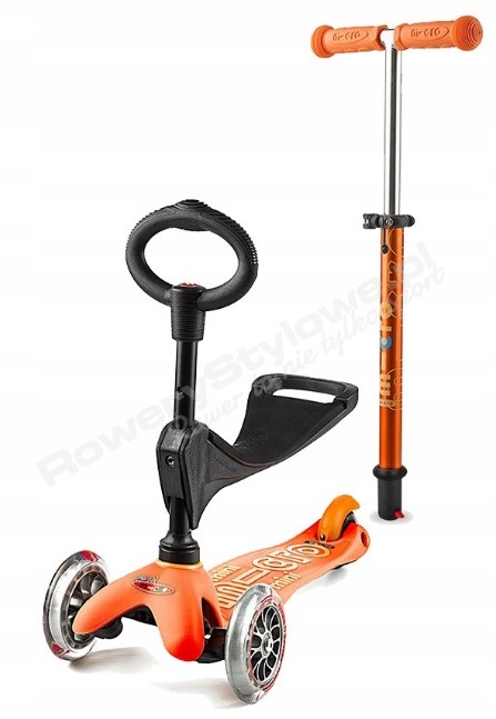 Jeździk i hulajnoga Mini Micro 3in1 Deluxe Orange