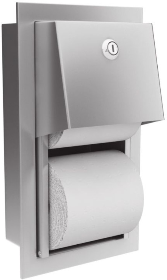 Merida Wnękowy pojemnik na 2 rolki papieru toaletowego Traditional