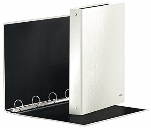 Leitz ring binder z 4 pierścieniami, format A4 Maxi, Bianco 42440001