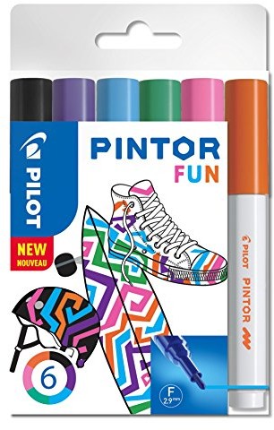 Pilot Pen Pilot Pigment marker pintor, Fein, zestaw szt. 'Fun Mix' 517429 3131910517429
