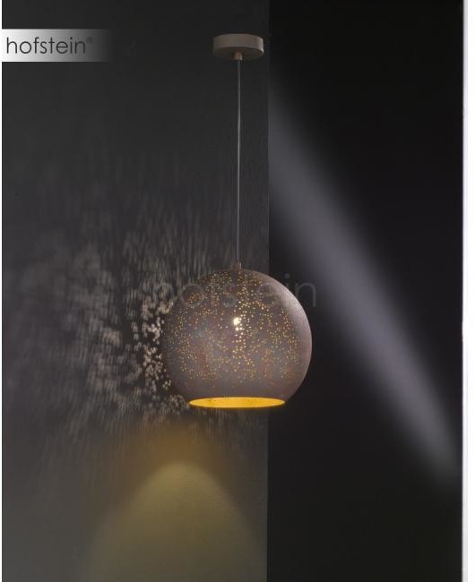 Wofi Oświetlenie AVILA Lampa Wisząca Ciemnobrązowy, 1-punktowy 640301097000