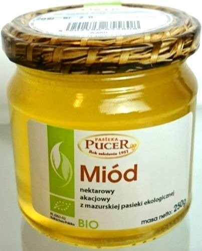 157Pucer Miód Nektarowy Akacjowy 250g - Pucer Ekologiczny PUCAKAC250EKO