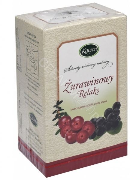 KAWON-HURT Herbata żurawinowy relaks 3 g x 20 sasz