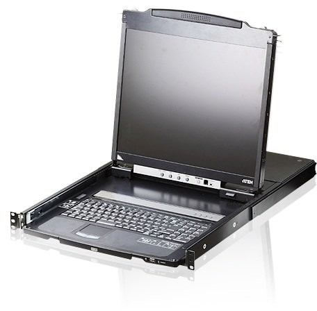 Aten Konsola CL5800N-ATA-AG PS/2-USB VGA Dual Rail 19