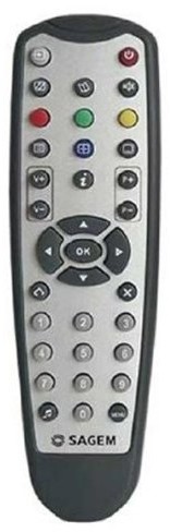 Sagem Sagem 91 86 87 pilot zdalnego sterowania do odbiornika DVB-T, wielokolorowy SAGEM 91 86 87