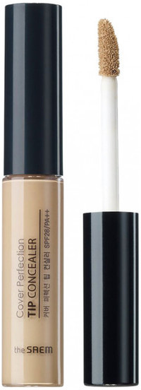 The Saem The Saem Cover Perfection Tip Concealer korektor do twarzy 01 Clear Beige 6g