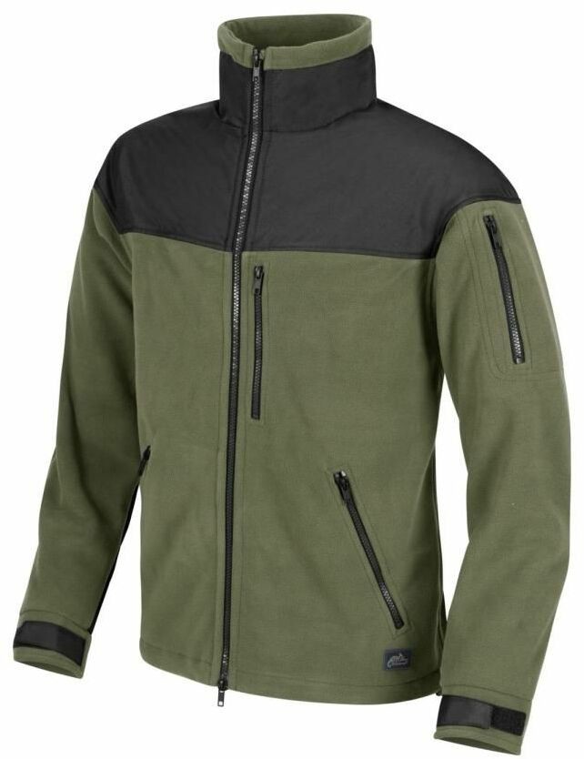 Helikon tex Bluza CLASSIC ARMY - Fleece - Olive Green/Czarny - XS (BL-CAF-FL-16-B02) HE.BL-CAF-FL-16-B02