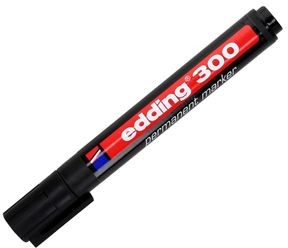 Edding Marker permanentny 1.5-3.0mm czarny okrągły 300 EG1000