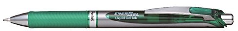 Pentel bl80-AX rollerball Pen żel EnerGel z mechanizmem druku, 1 sztuki, zielony BL80-DX