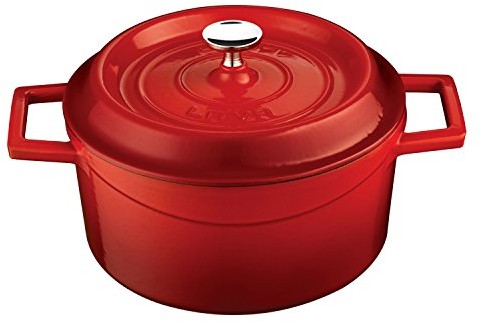 LAVA Cookware Lava Cookware LV Y TC 14 K2 okrągłe naczynie do zapiekania, średnica 14 cm, żeliwo, czerwony LV Y TC 14 K2