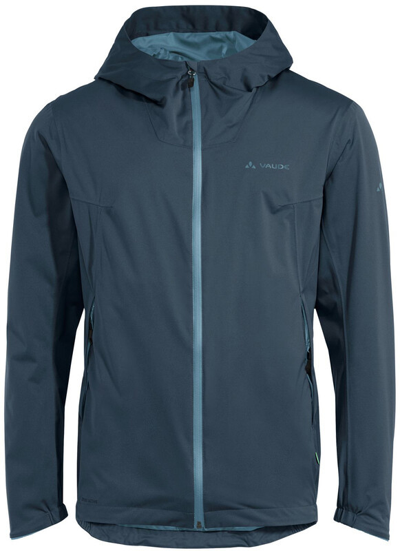 VAUDE VAUDE Cyclist Jacket Men, steelblue S 2021 Kurtki przeciwdeszczowe 422523035200