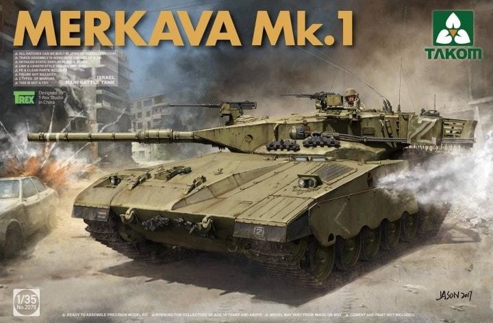 Zdjęcia - Model do sklejania (modelarstwo) Izraelski czołg Merkava Mk.1, IDF MBT 2078