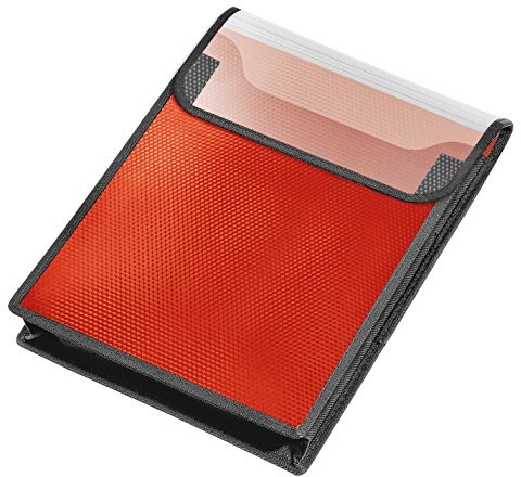 VELOFLEX Veloflex 1442422 VELOBAG pudełko na zeszyty, teczka kolekcjonerska, DIN A4, folia PP, wysokość wypełnienia 40 mm, kolor czerwony 1442422