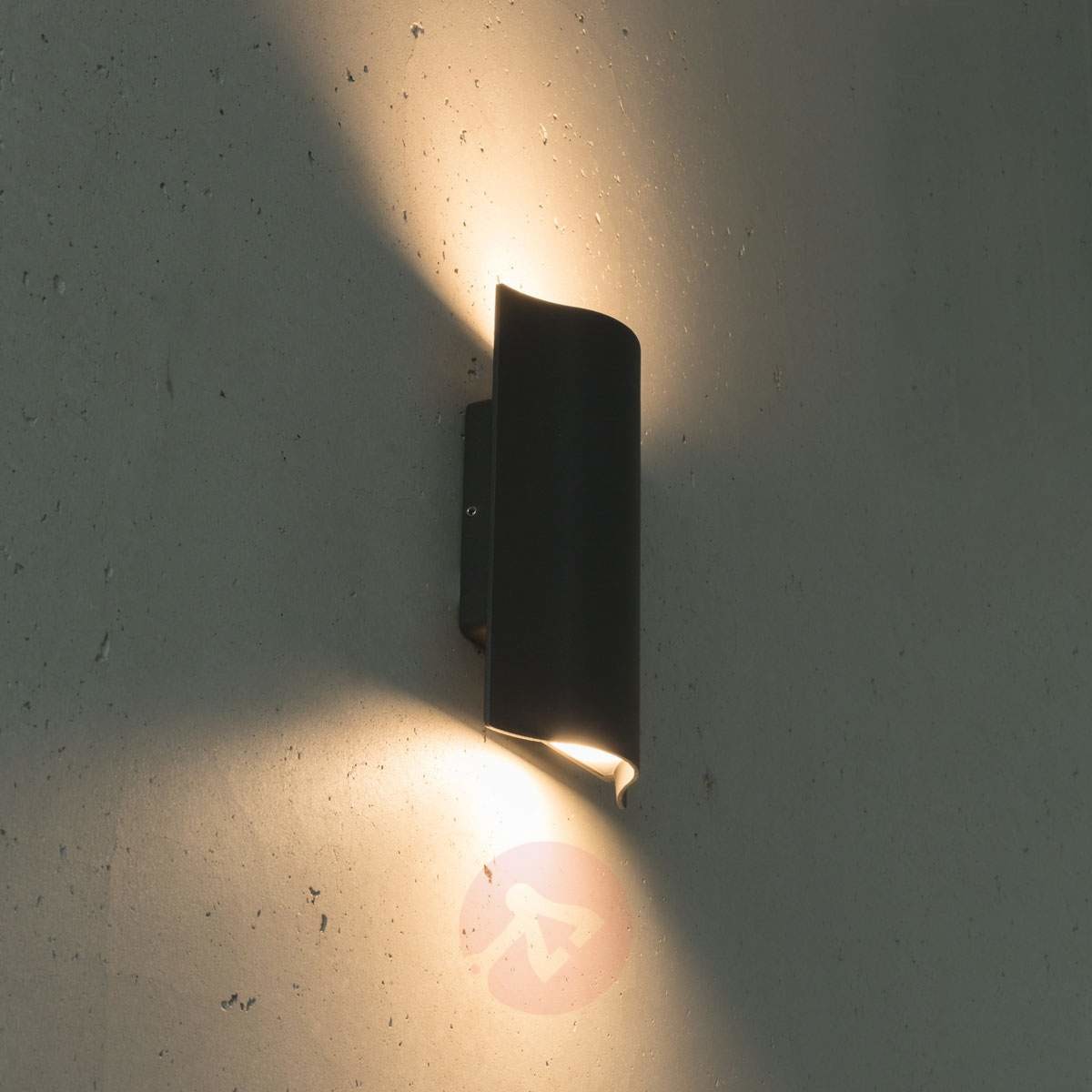 Heitronic Uroczy kinkiet zewnętrzny LED Laola