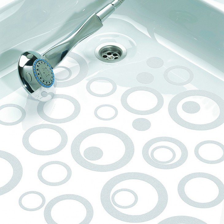 Sealskin Naklejki antypoślizgowe 6 sztuk transparentne Waterrings 311150200