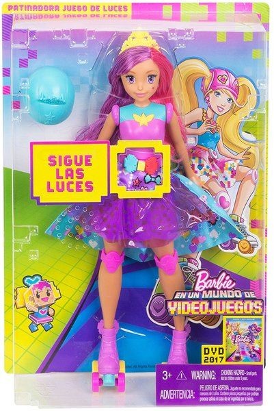 Fisher Price BARBIE LALKA VIDEO GAME HERO Z GRĄ PAMIĘCIOWĄ 3+ Książki z rabatem 70% zabawki z rabatem 50%