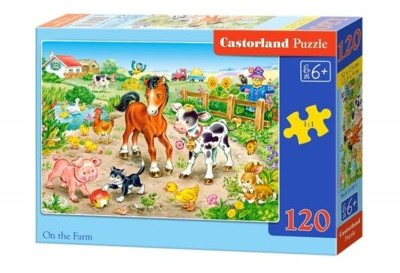 Castorland 120 ELEMENTÓW Na farmie 13197