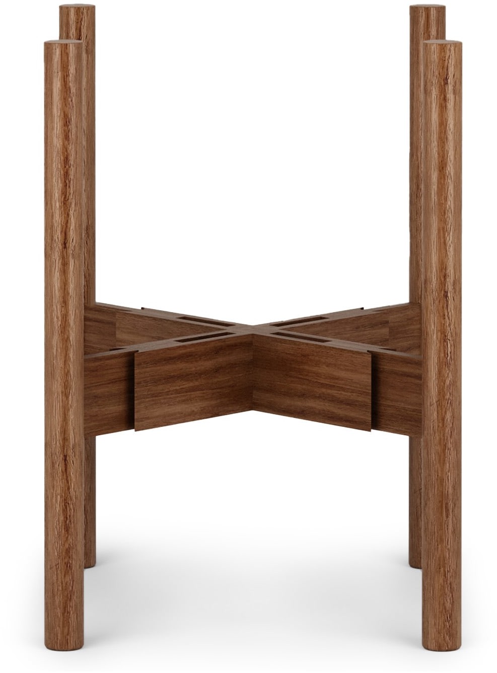 Blumfeldt Deventer, stojak na kwiaty, kwietnik na doniczki o średnicy od 20,3 cm-30,5 cm, 2 wysokości, włókna bambusowe PS-ADJ-STRAND-M