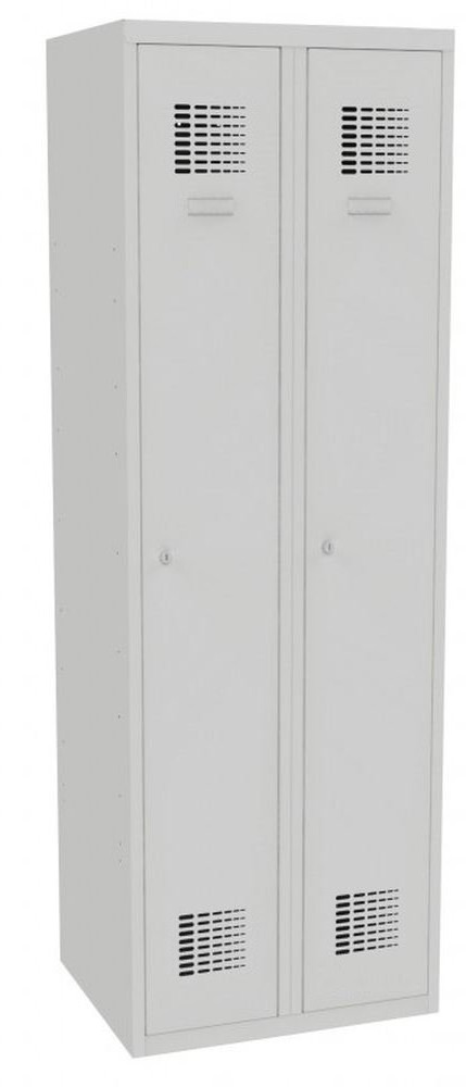 092 Metalowa szafa ubraniowa wymiary 1800x600x500 mm kolor popielaty) 09276669 76669-uniw