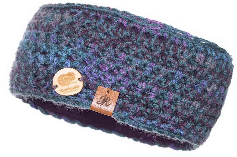 Niezwykle ciepła opaska na głowę Handmade