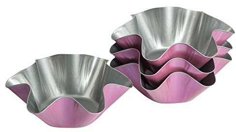 Zenker Creative Studio foremki do pieczenia faliste, ekstrawaganckie pieczenia formy do pieczenia, ciasto patelni z powłoką zapobiegającą przywieraniu, kreatywny (kolor: różowy, srebrny), Liczba sztuk 7473