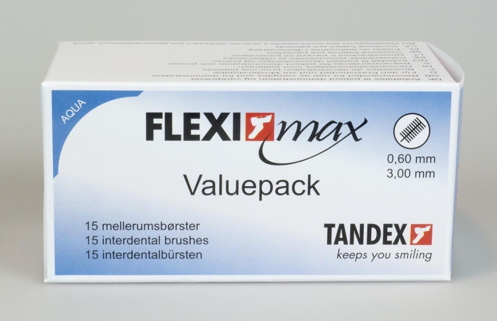 Tandex A/S czyściki międzyzębowe FlexiMAX 0,60 x 3,00 Aqua (niebieski) 15szt. w opak.