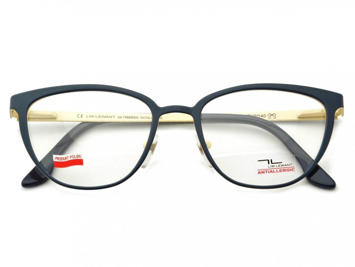 Liw Lewant Damskie Okulary Kocie oprawki korekcyjne 3804 3804 COL.7499/6500