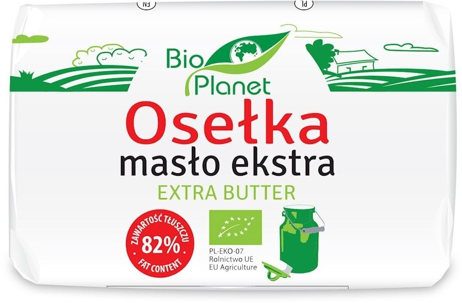 Bio Planet NABIAŁ Lumarko Masło Ekstra Osełka Bio 200 G ! 6113 Bio